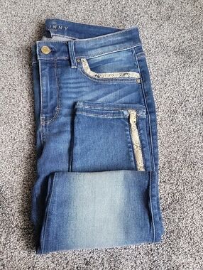 White House Black Market Snakeskin Jeans